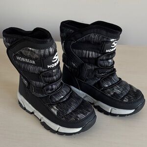 Hobibear Black Kids Snow Boots